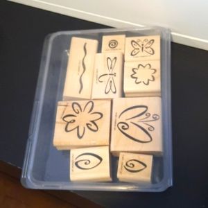 Fresh Flowers rubber Stampin Up set from 2001